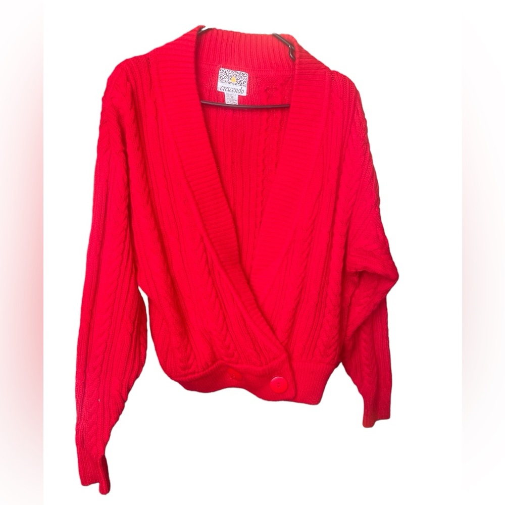Crescendo vintage cropped sweater